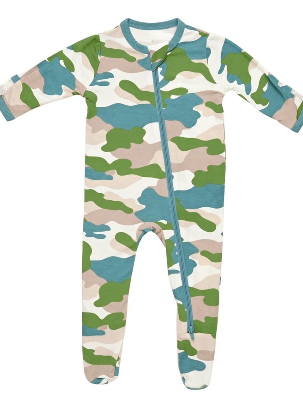 Kyte Baby Limited Edition Summer Camo Zip Romper